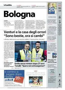 la Repubblica Bologna - 3 Giugno 2018