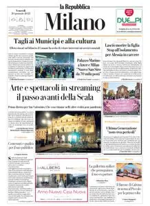 la Repubblica Milano - 20 Gennaio 2023