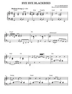 Bye Bye Blackbird [Jazz version] (arr. Brent Edstrom) - Mort Dixon (Piano Solo)