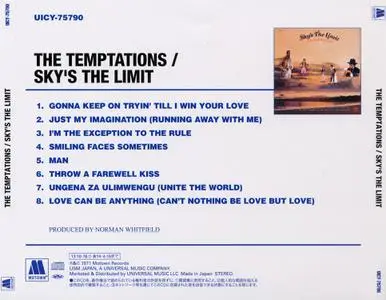 The Temptations - Sky's The Limit (1971) [2013, Japan]