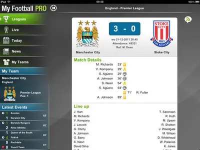 My Football Pro HD 1.2.2 iPad
