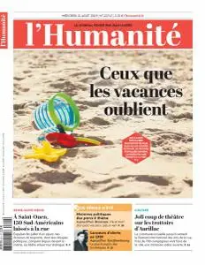 L'Humanite du Mercredi 21 Août 2019