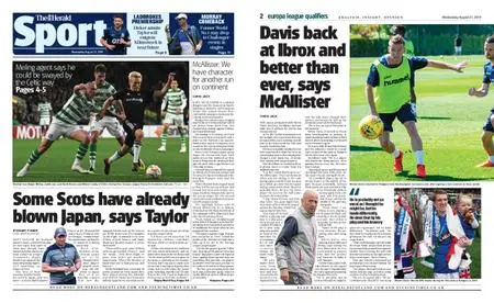 The Herald Sport (Scotland) – August 21, 2019