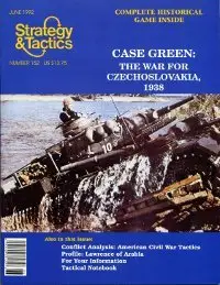 Strategy And Tactics No 152 - Case Green - The War for Czechoslovakia, 1938