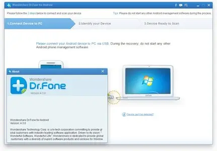 Wondershare Dr.Fone for Android 4.3.0.86