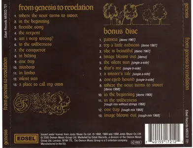 Genesis - From Genesis To Revelation (1969) [2005, 2CD, Deluxe Edition]