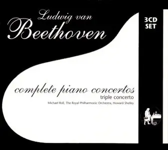 Beethoven - Complete Piano Concertos & Triple Concerto - Roll/RPO/Shelley