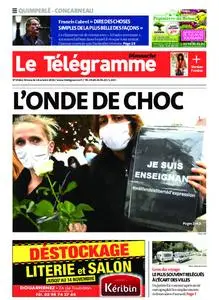 Le Télégramme Concarneau – 18 octobre 2020