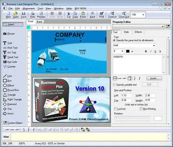 Business Card Designer Plus 10.2.0.0 Portable