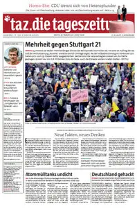 Tageszeitung TAZ vom 25 Februar2013