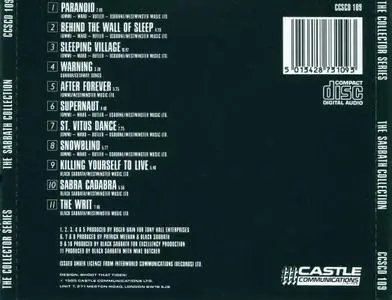 Black Sabbath - The Sabbath Collection (1985) [1985, France, Castle CCSCD 109]