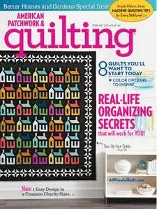 American Patchwork & Quilting - February 01, 2017