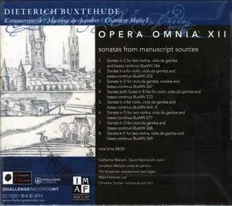 Ton Koopman - Buxtehude: Opera Omnia XII (Chamber Music 1) (2010)