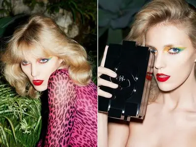 Anja Rubik by Katja Rahlwes for Purple Spring/Summer 2013