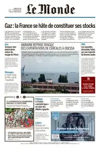 Le Monde du Mardi 2 Août 2022