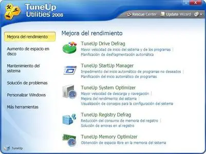 TuneUp Utilities 2008 v. 7.0.7992 en Español