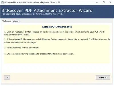 BitRecover PDF Attachment Extractor Wizard 2.1.0