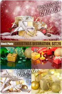 Christmas decoration. Set.20 - Stock Photo