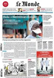 Le Monde du Mercredi 10 Septembre 2014