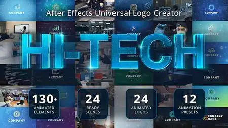 Ultimate Hi-Tech Logo Generator - Project for After Effects (VideoHive)