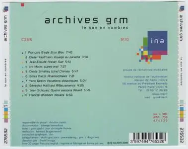 Various Artists - Archives GRM, INA 30th Anniversary (2006) {5CD Set, INA-GRM ina c 1030}