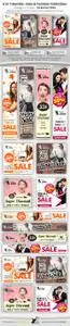 Graphicriver 52 Sale & Fashion Web Banners - 4 in 1 Bundle 12014566