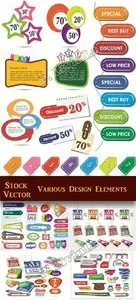 Stock Vector - Various Design Elements