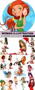 Woman Illustration - 25 Vector