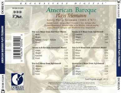 American Baroque plays Telemann (2000)