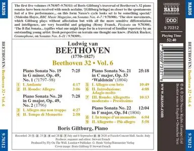 Boris Giltburg - Ludwig van Beethoven: Complete Piano Sonatas Nos. 19-22, Vol. 6 (2020)