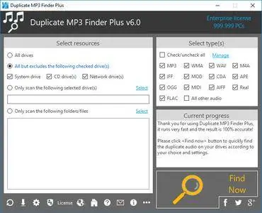 TriSun Duplicate MP3 Finder Plus 6.0 Build 006 Multilingual