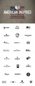 25 American Minimal Vintage Logos