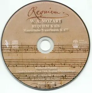 Mozart: Maurerische Trauermusik K 477, Requiem K 626 (Jordi Savall) (PS3 SACD rip)