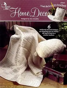 I cant believe its crochet home decor