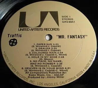 Traffic - Mr. Fantasy [Vintage US Pressing] 24bit 96kHz