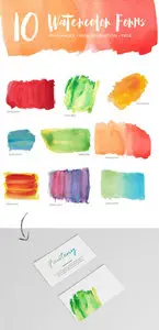 10 Watercolor Forms