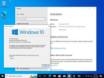 Windows 10 Pro 22H2 build 19045.2251 (x64) With Office 2021 Pro Plus Multilingual Preactivate