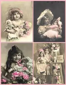 Kids & Dolls - Vintage fotos