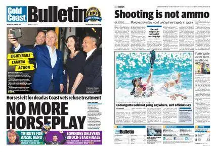 The Gold Coast Bulletin – October 12, 2015