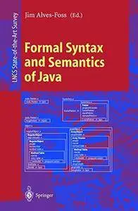 Formal Syntax and Semantics of Java [repost]