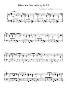 When You Say Nothing At All - Alison Krauss & Union Station (Piano Solo)