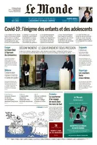 Le Monde du Vendredi 17 Avril 2020