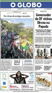 Jornal O Globo 1 de março de 2014 - Sábado