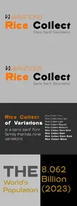 Rice Collect // Family Font Sans Serif AGBUULG