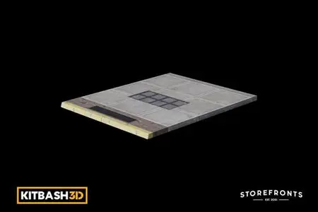 Kitbash: Storefronts - Sidewalk A FYZSDJL