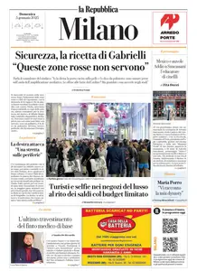 la Repubblica Milano - 5 Gennaio 2025