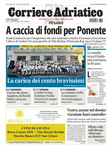 Corriere Adriatico Pesaro - 11 Luglio 2025