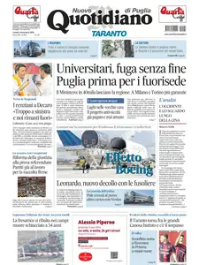 Quotidiano di Puglia Taranto - 3 Novembre 2025