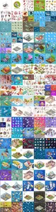 Bundle isometric concept vector design vol 22