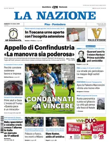 La Nazione Pisa Pontedera - 12 Ottobre 2025